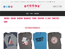 Tablet Screenshot of bygonebrand.com